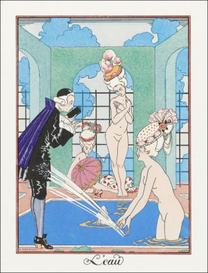 L’Eau, George Barbier - plakat 59,4x84,1 cm