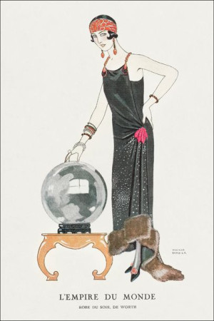 L’Empire du monde: Robe du soir, de Worth from Gazette du Bon Ton., George