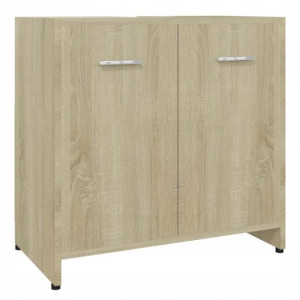 Szafka Łazienkowa Stojąca Pod Umywalkę Dąb Sonoma