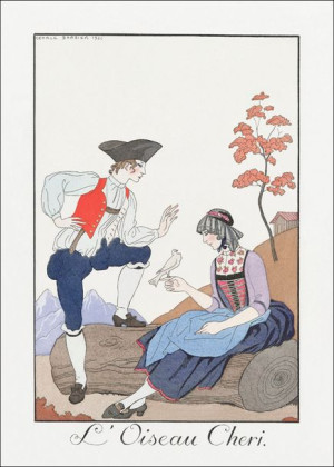 L’Oiseau Cheri, George Barbier - plakat 61x91,5 cm