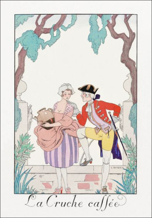 La Cruche caffée, George Barbier - plakat 30x40 cm