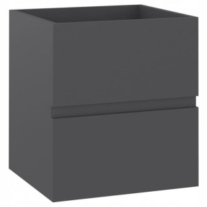 Szafka Łazienkowa Wisząca Pod Umywalkę Czarna 41cm