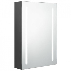 Szafka Łazienkowa Wisząca Z Lustrem Led 50x13x70cm