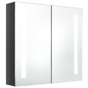 Szafka Łazienkowa Wisząca Z Lustrem Led 62x14x60