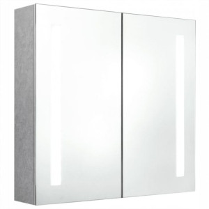 Szafka Łazienkowa Wisząca Z Lustrem Led 62x14x60