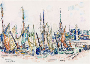 La Rochelle, Paul Signac - plakat 42x29,7 cm