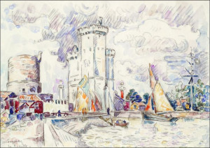 La Rochelle, Paul Signac - plakat 70x50 cm