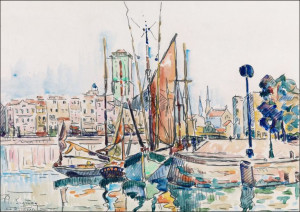 La Rochelle, Paul Signac - plakat 80x60 cm