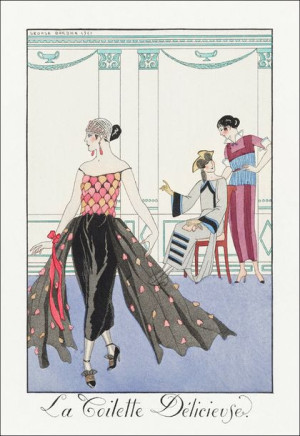 La Toilette Délicieuse, George Barbier - plakat 29,7x42 cm
