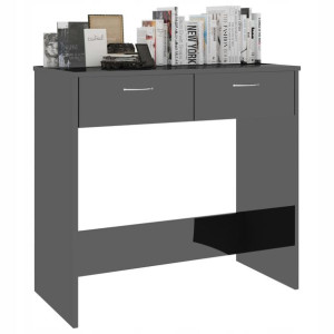 Biurko Komputerowe Stolik Gamingowe Czarne 80x40