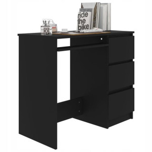Biurko Komputerowe Stolik Gamingowe Czarne 90x45