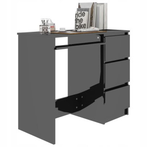 Biurko Komputerowe Stolik Gamingowe Czarne 90x45