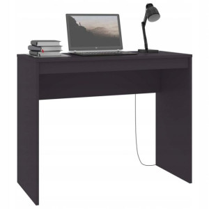 Biurko Komputerowe Stolik Meble Laptop Szare 90cm