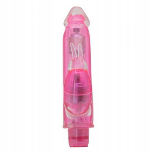 Wibrator Z Masażerem Łechtaczki 2 Silniki Dildo