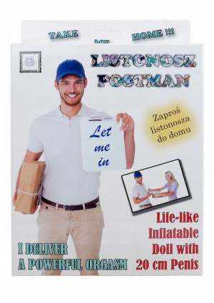 Lalka Dmuchana Listonosz Lala Penis Facet Prezent