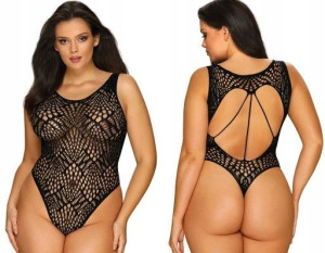 Zmysłowe Body Plus Size Xxl Prześwitująca Bielizna