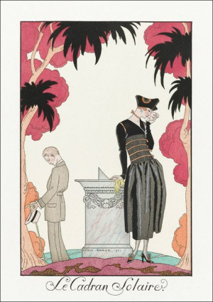 Le Cadran Solaire, George Barbier - plakat 70x100 cm