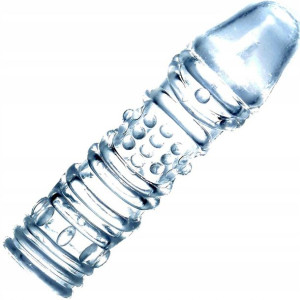 Długi Penis Nakładka Przedłużka Żelowa Wypustki