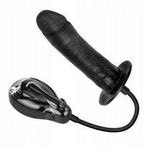 Pompowany Penis Dildo Nadmuchiwany Z Wibracjami