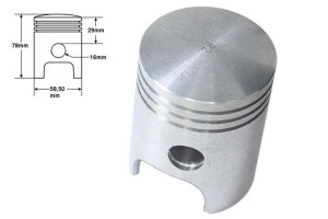 Tłok Jawa Cz 6v 2 Szlif Prawy 58,50