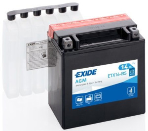 Akumulator Exide Ytx16-bs / Etx16-bs 14ah Agm