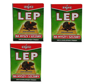 Duży lep na myszy,szczury, mocny klej, RAPAX 3 sztuki