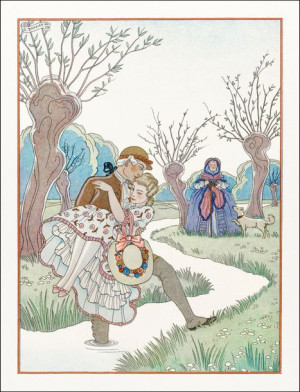 Les Liaisons Dangereuses, George Barbier - plakat 40x60 cm