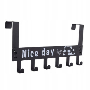 Nice Day | 6x Metalowy Wieszak Na Ubrania Na Drzwi