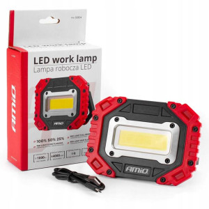 Wt14 | Lampa Naświetlacz Garaż Cob 1000lm Aku Usb