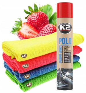K2 | Zestaw Do Pielęgnacji Kokpitu 750ml Truskawka