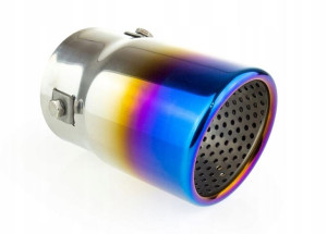 Końcówka tłumika ze stali nierdzewnej 43 - 62 mm