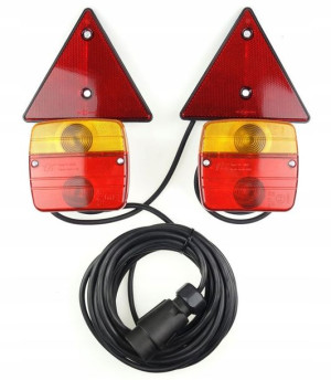 Lampy tylne do przyczepy montowane na magnes