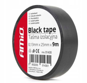 Taśma izolacyjna czarna 25mm x 9m