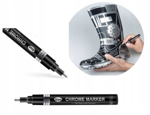 Pisak Chrom Srebro 3mm Marker Do Chromu