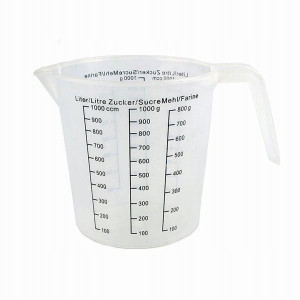 Dzbanek Z Uchem Kubek Z Miarką 1000ml 1l | Skala
