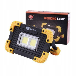 Latarka Led Cob Aluminiowa Usb Warsztat Biwak Dom