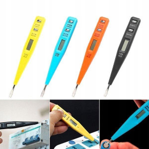 Próbnik Napięcia Detektor Lcd 12-230v Tester Prądu