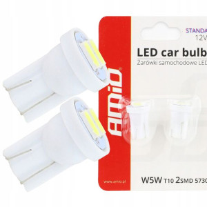 Żarówki LED Postojowe 12V 2SMD W5W T10 Classic