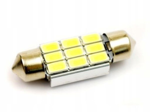 Żarówka Led C5w C10w 9xsmd 39mm 12v 200lm Canbus