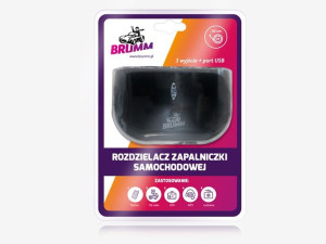 Brumm Rozdzielacz Zapalniczki Samochodowej 3 +1usb