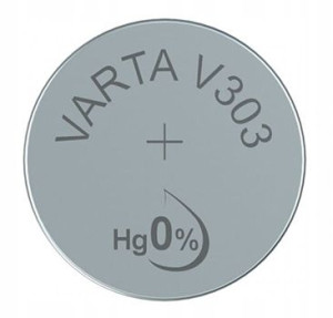 Bateria guzikowa Varta V 303, srebrowa 1,55V 160mA