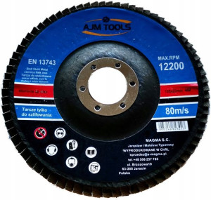 Tarcza Listkowa Lamelkowa Ścierna 125mm P40 | Ajm