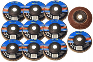 10x Tarcza Listkowa Lamel Ścierna 125mm P80 | Ajm