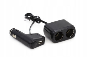 Podwójny Rozgałęziacz + Usb 12/24v 1000ma 5a 60w