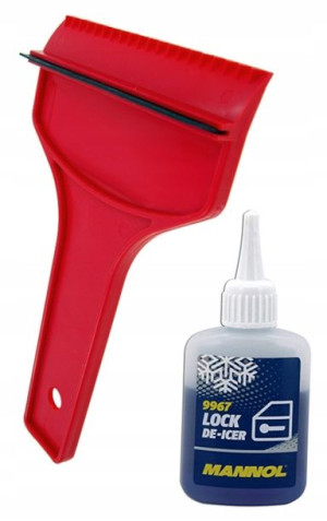 Zestaw Mannol Odmrażacz Do Zamków 50ml +skrobaczka