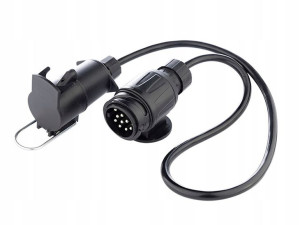 Adapter Przyczepy 13/7 Pin 12v Z Przewodem 0,75 M