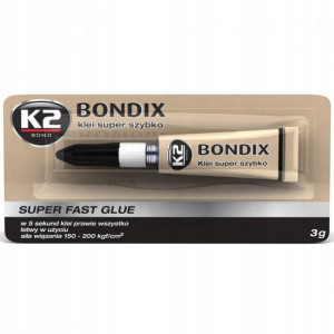 K2 BONDIX 3 G Szybkoschnący klej do plastiku drewn