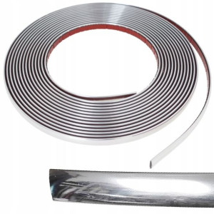 LISTWA Samochodowa DEKORACYJNA CHROM POŁYSK 6mm