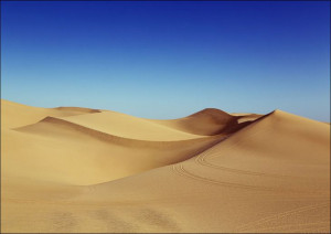 Located in the southeast corner of California, the Imperial Sand Dunes are