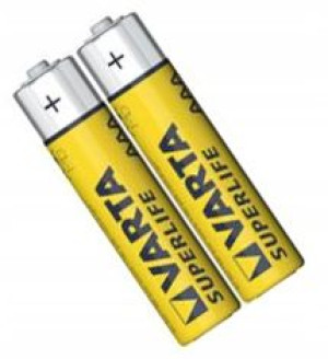 2x Varta Bateria Superlife Aaa/r3 Cynkowa Folia